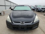 2007 Honda Accord Lx Black vin: 1HGCM723X7A013443