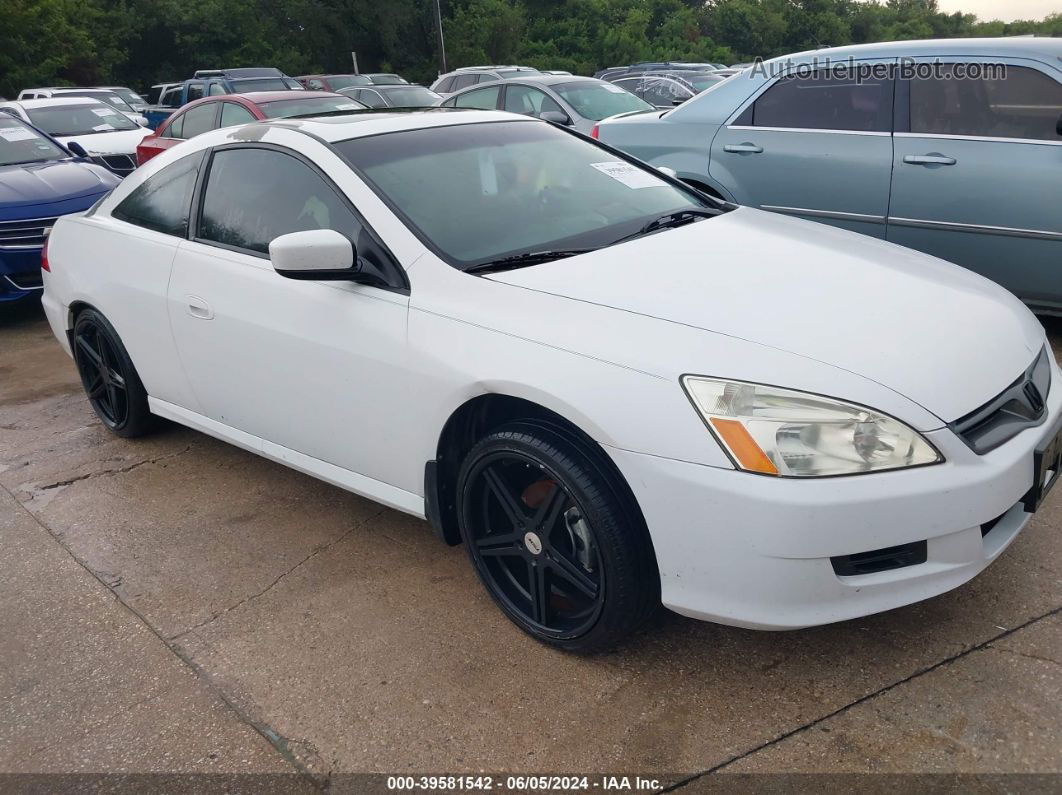 2007 Honda Accord 2.4 Ex White vin: 1HGCM72647A003744