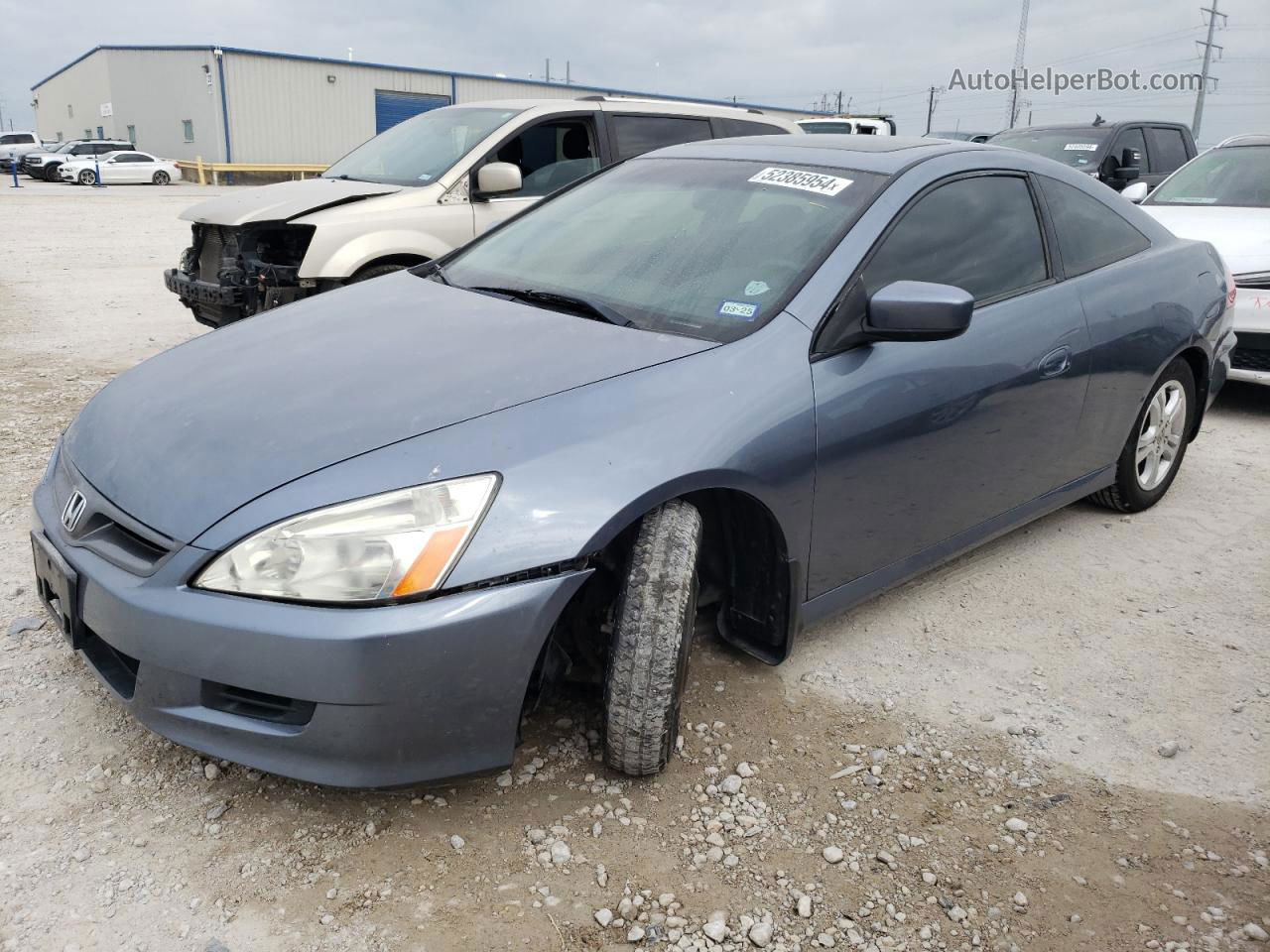 2007 Honda Accord Ex Blue vin: 1HGCM72647A008118