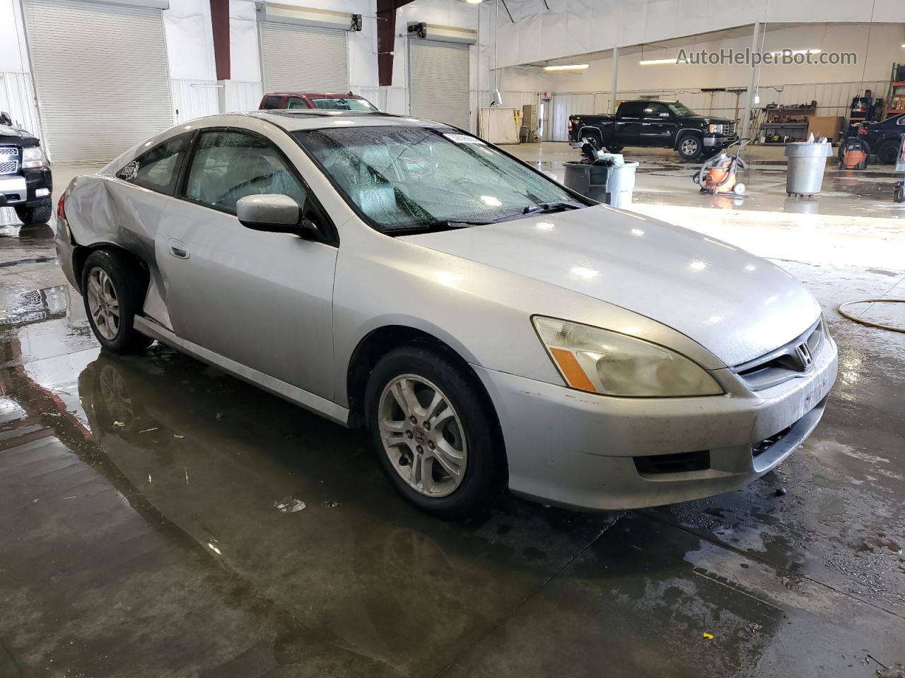 2007 Honda Accord Ex Silver vin: 1HGCM72677A005505