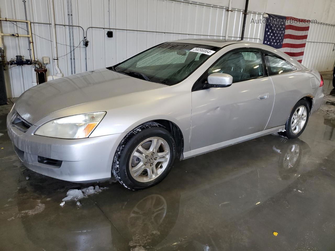 2007 Honda Accord Ex Silver vin: 1HGCM72677A005505