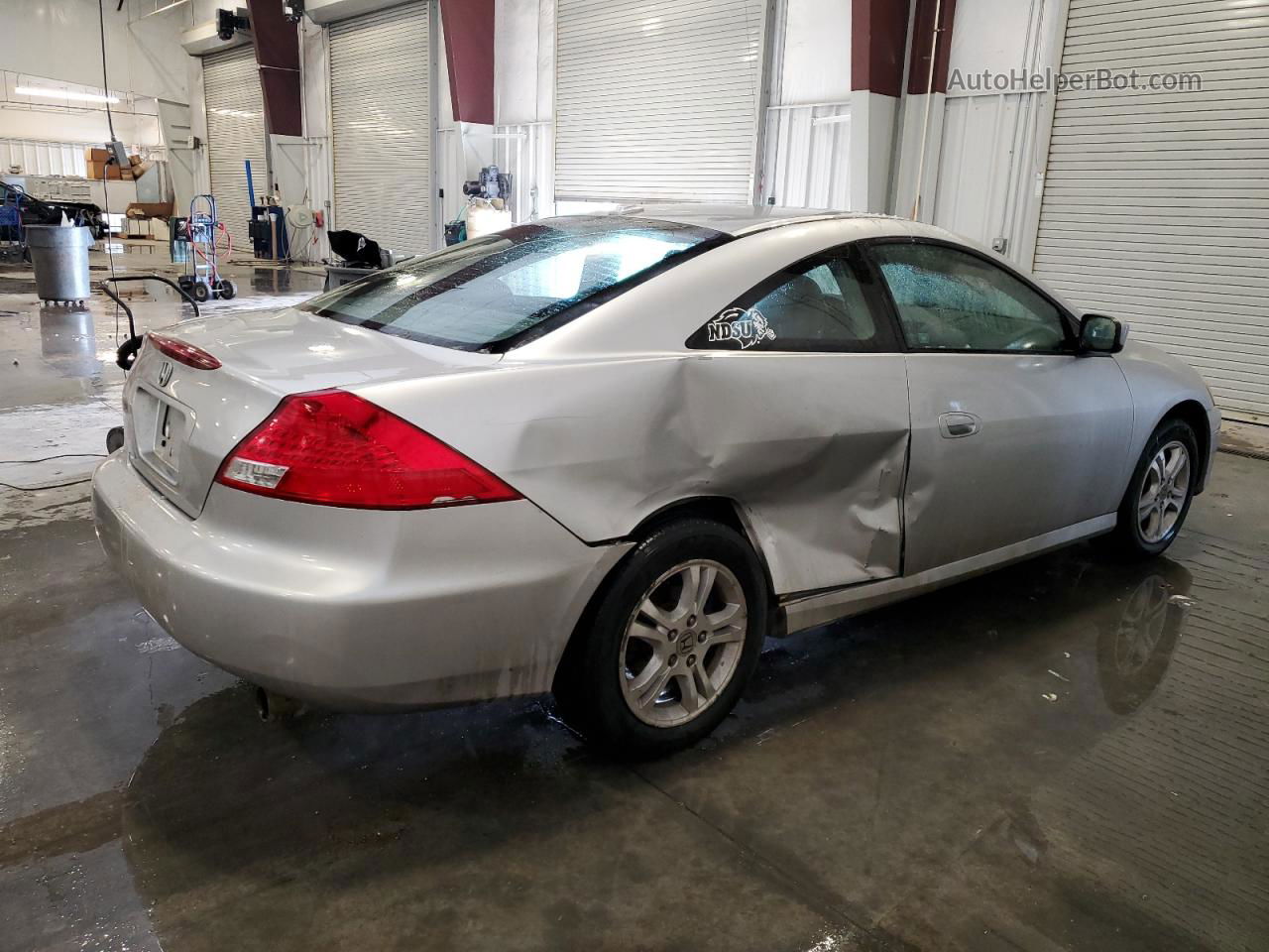 2007 Honda Accord Ex Silver vin: 1HGCM72677A005505