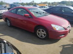 2007 Honda Accord Ex Красный vin: 1HGCM72687A017193