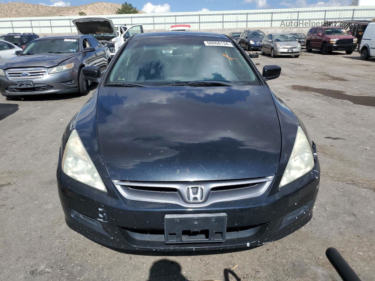 2007 Honda Accord Ex Black vin: 1HGCM72697A007756