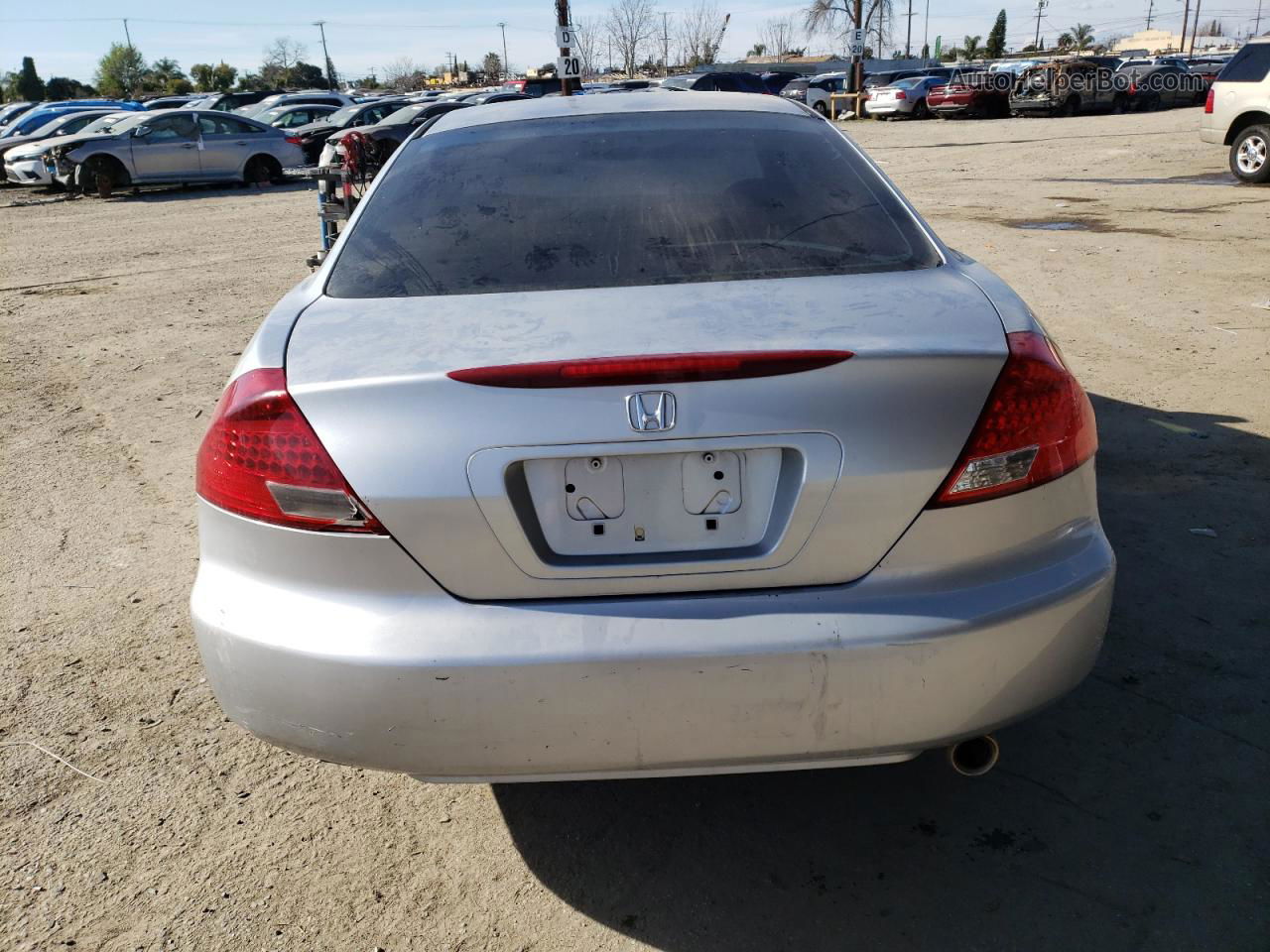 2007 Honda Accord Ex Silver vin: 1HGCM72777A018019