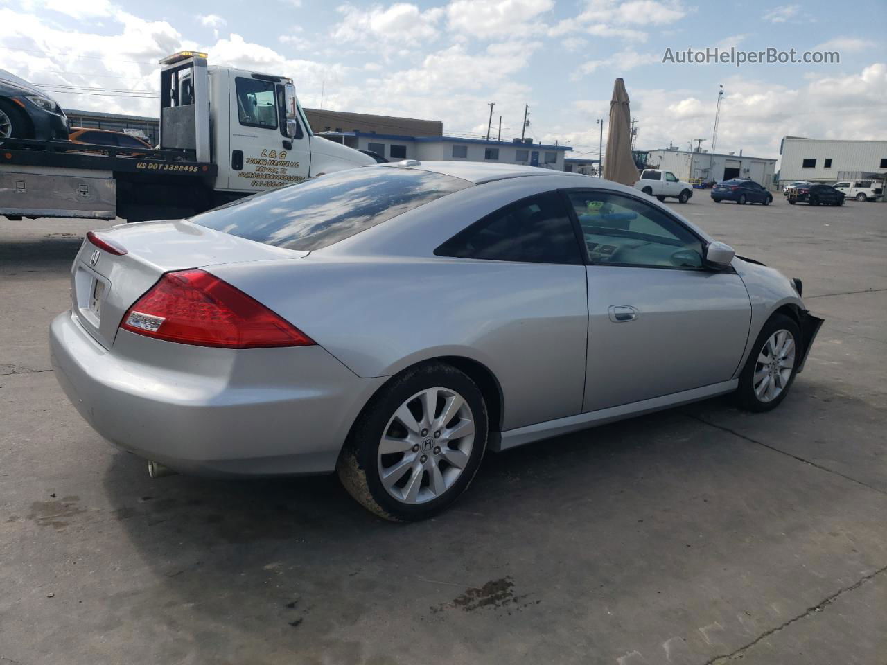 2007 Honda Accord Ex Silver vin: 1HGCM82607A000846