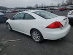 2007 Honda Accord Ex White vin: 1HGCM82607A006100