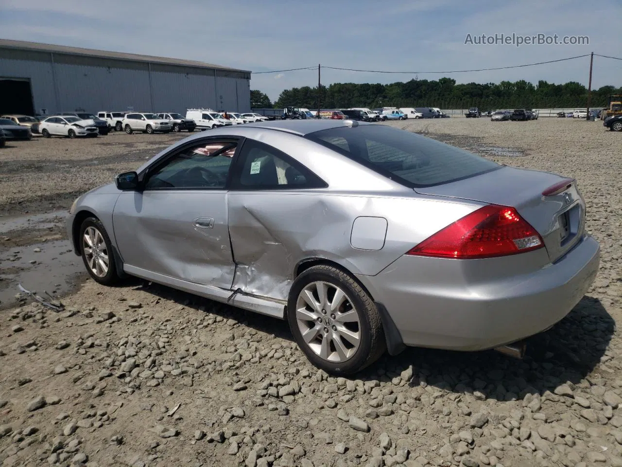 2007 Honda Accord Ex Silver vin: 1HGCM82607A008235