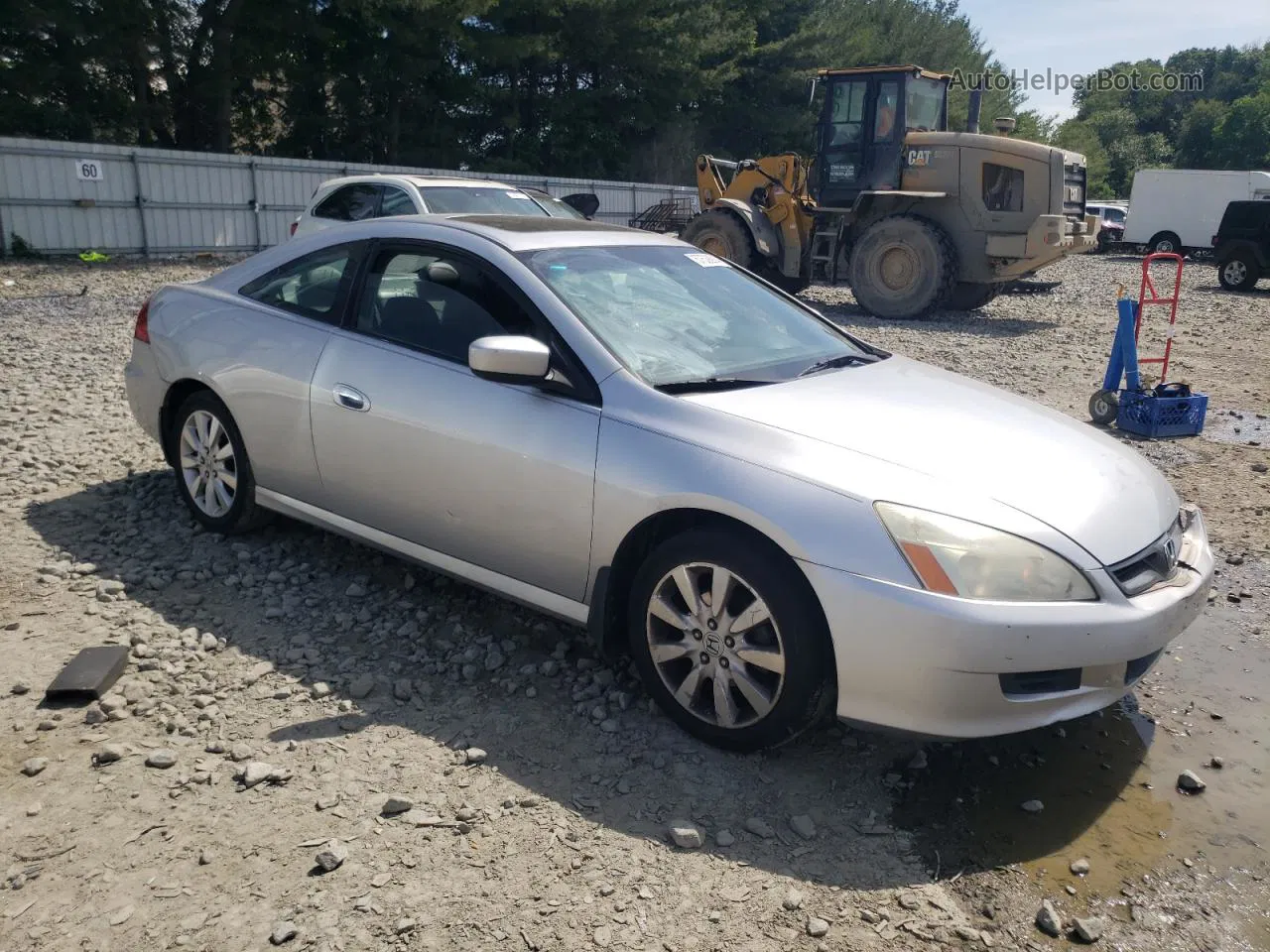 2007 Honda Accord Ex Silver vin: 1HGCM82607A008235