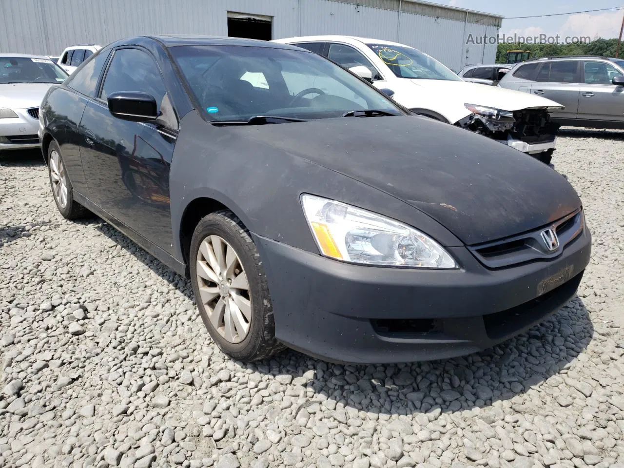 2007 Honda Accord Ex Black vin: 1HGCM82647A001496