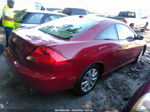 2007 Honda Accord 3.0 Ex Red vin: 1HGCM82657A000647