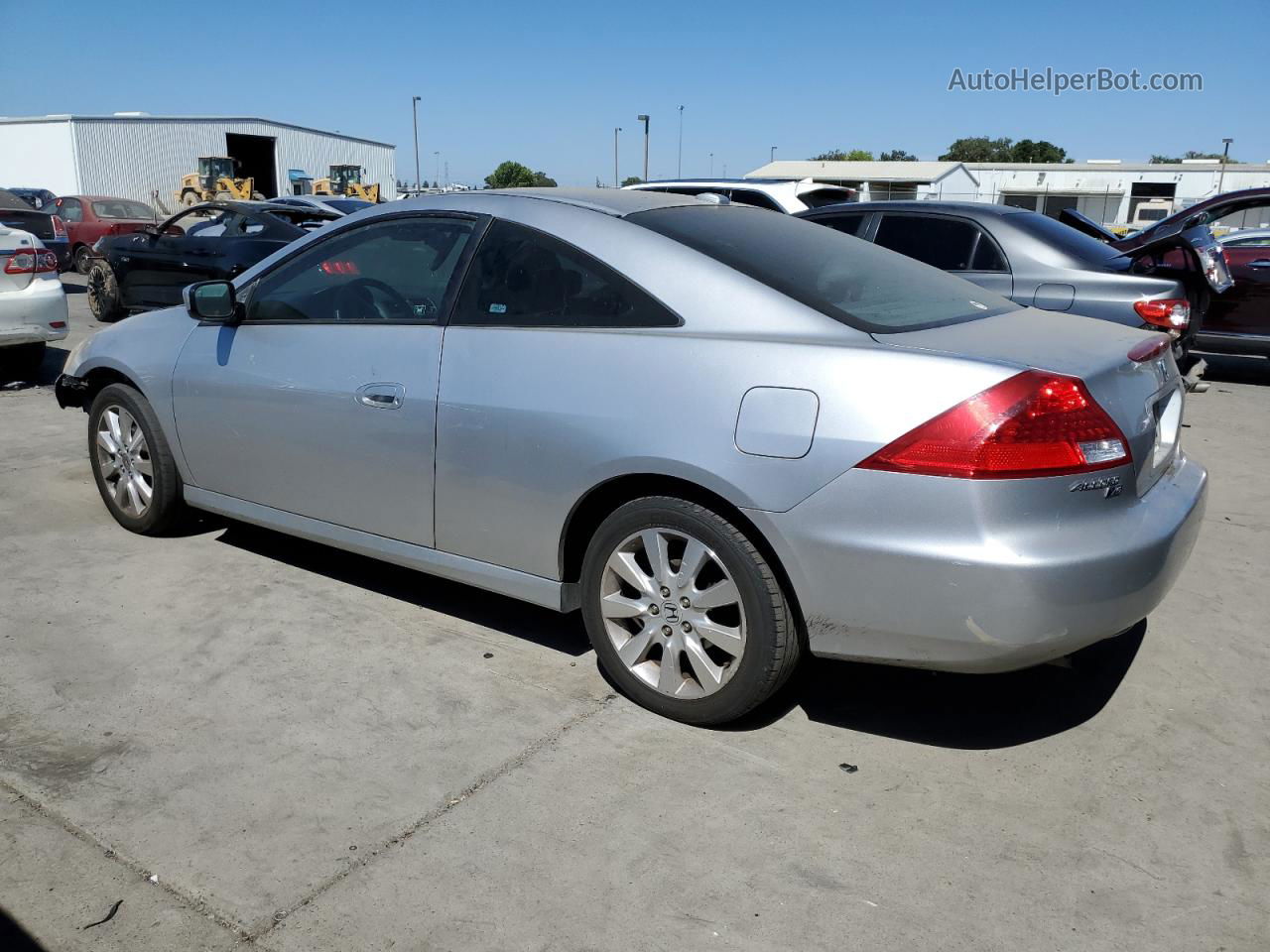 2007 Honda Accord Ex Серебряный vin: 1HGCM82657A004343