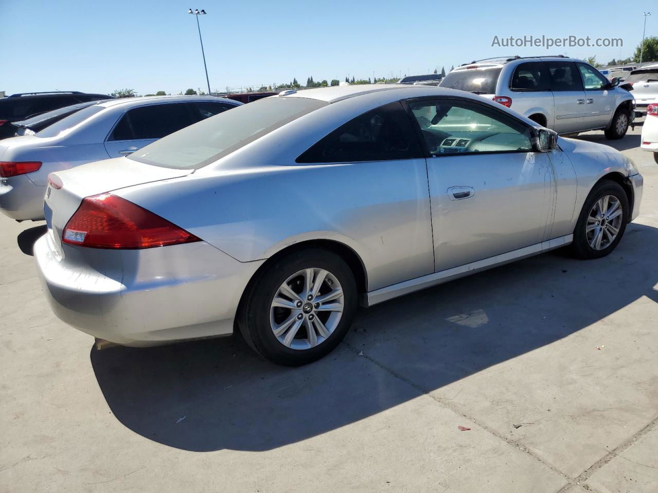 2007 Honda Accord Ex Серебряный vin: 1HGCM82657A004343