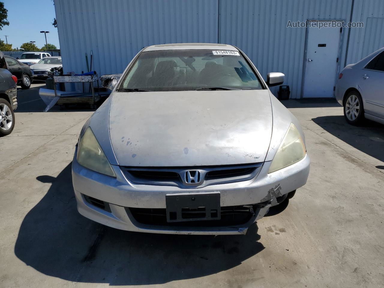 2007 Honda Accord Ex Серебряный vin: 1HGCM82657A004343