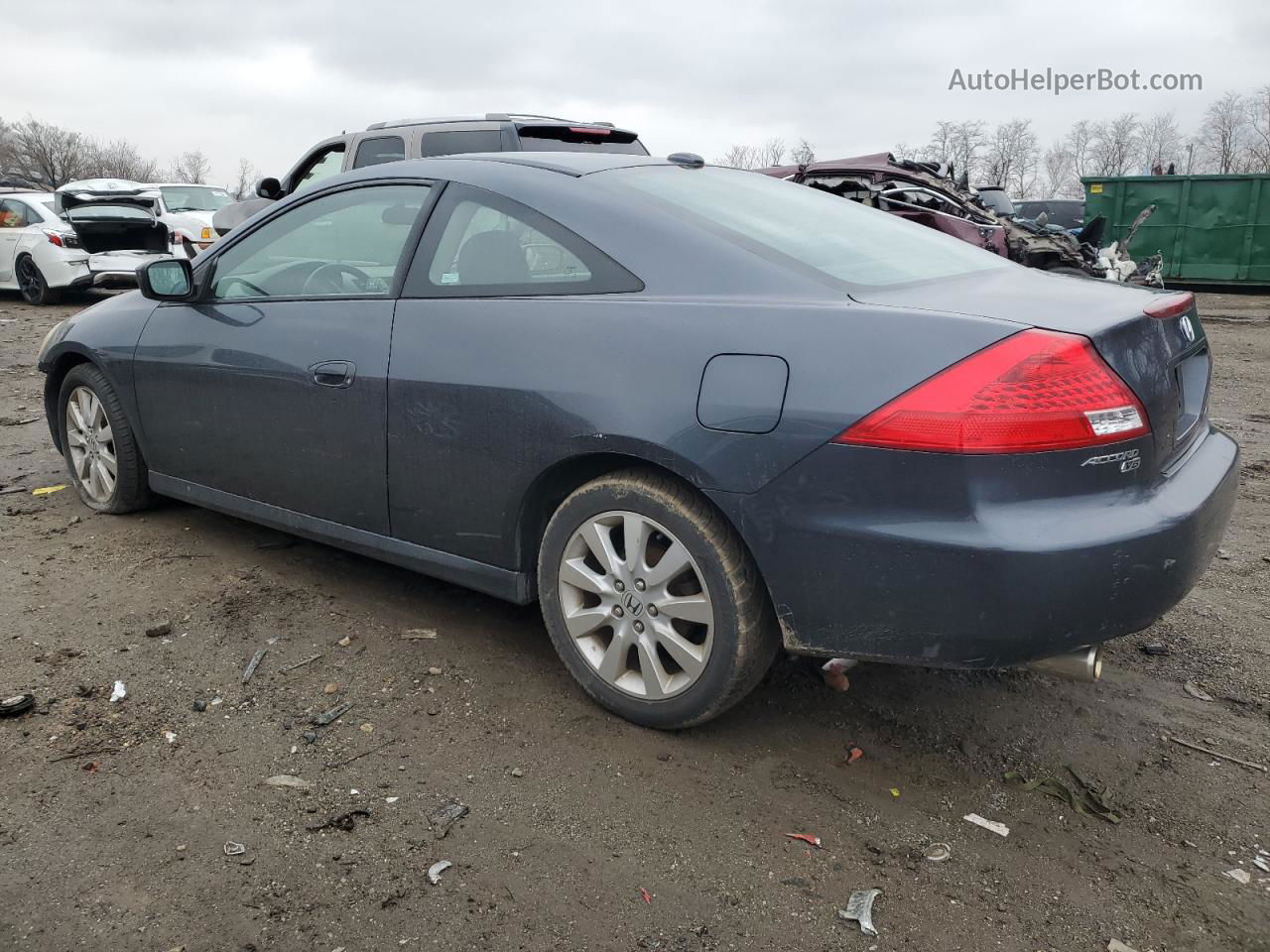 2007 Honda Accord Ex Blue vin: 1HGCM82667A006697