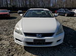 2007 Honda Accord Ex White vin: 1HGCM82677A003744