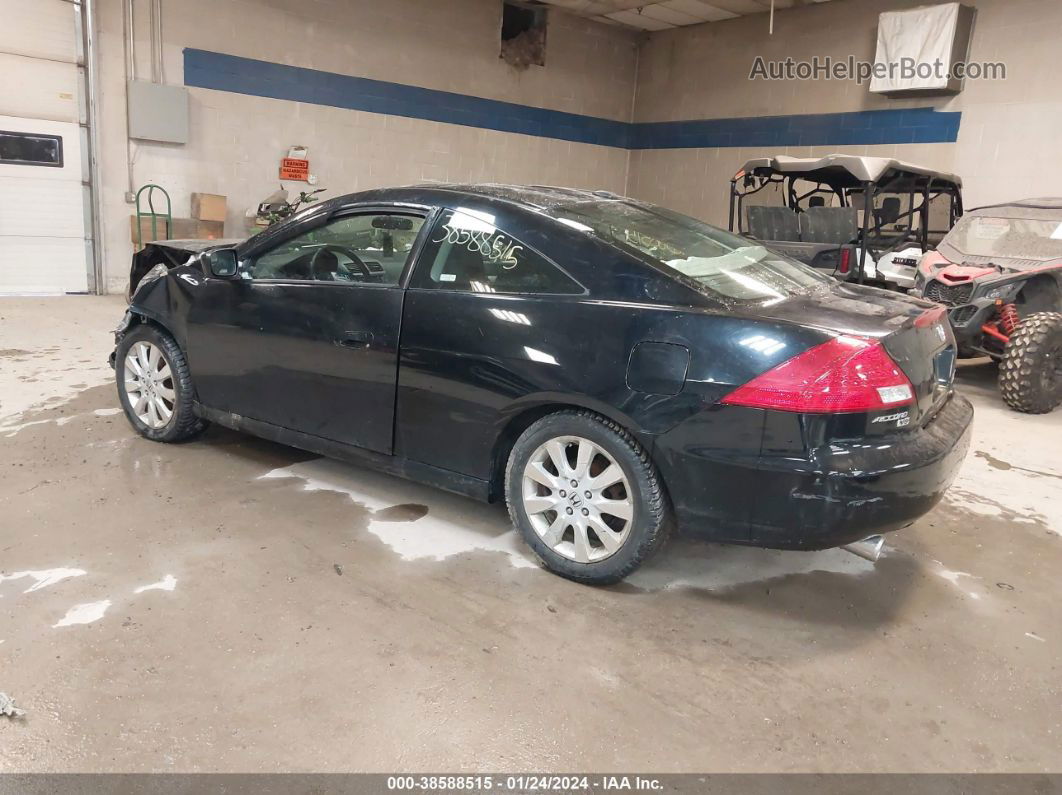 2007 Honda Accord 3.0 Ex Black vin: 1HGCM82697A006175