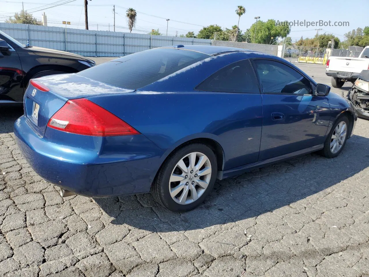 2007 Honda Accord Ex Blue vin: 1HGCM82767A004537