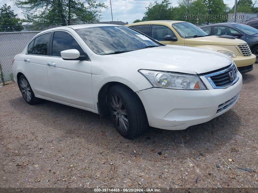 2009 Honda Accord 2.4 Lx White vin: 1HGCP25319A126139