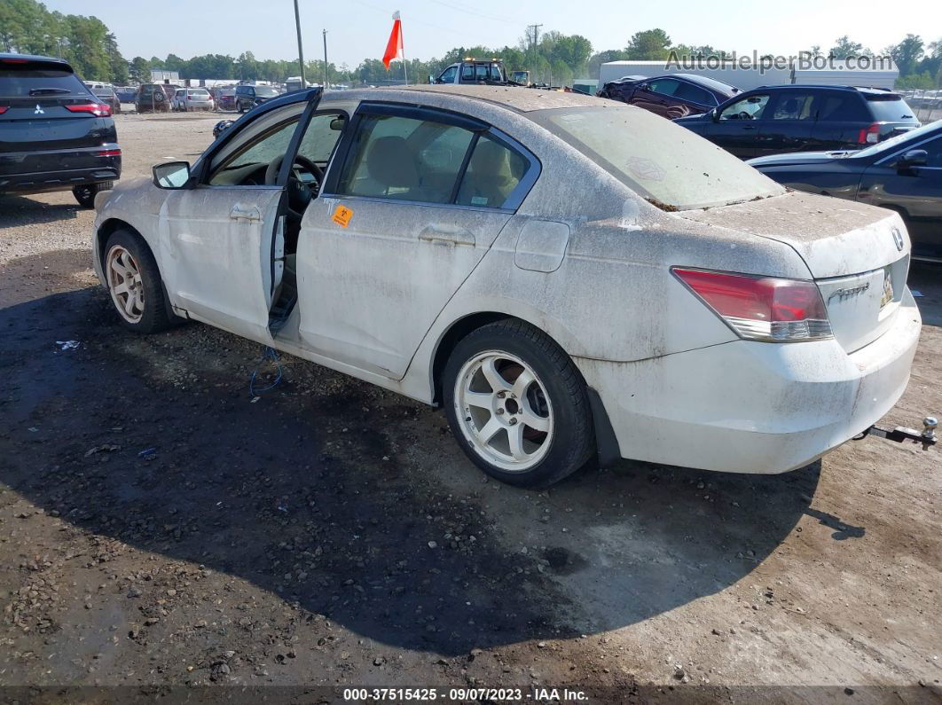 2008 Honda Accord Sdn Ex White vin: 1HGCP25728A006304