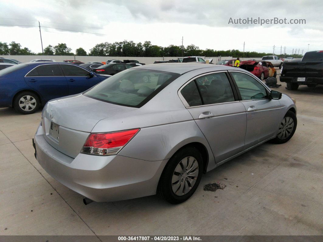 2008 Honda Accord Sdn Lx Silver vin: 1HGCP26308A148582