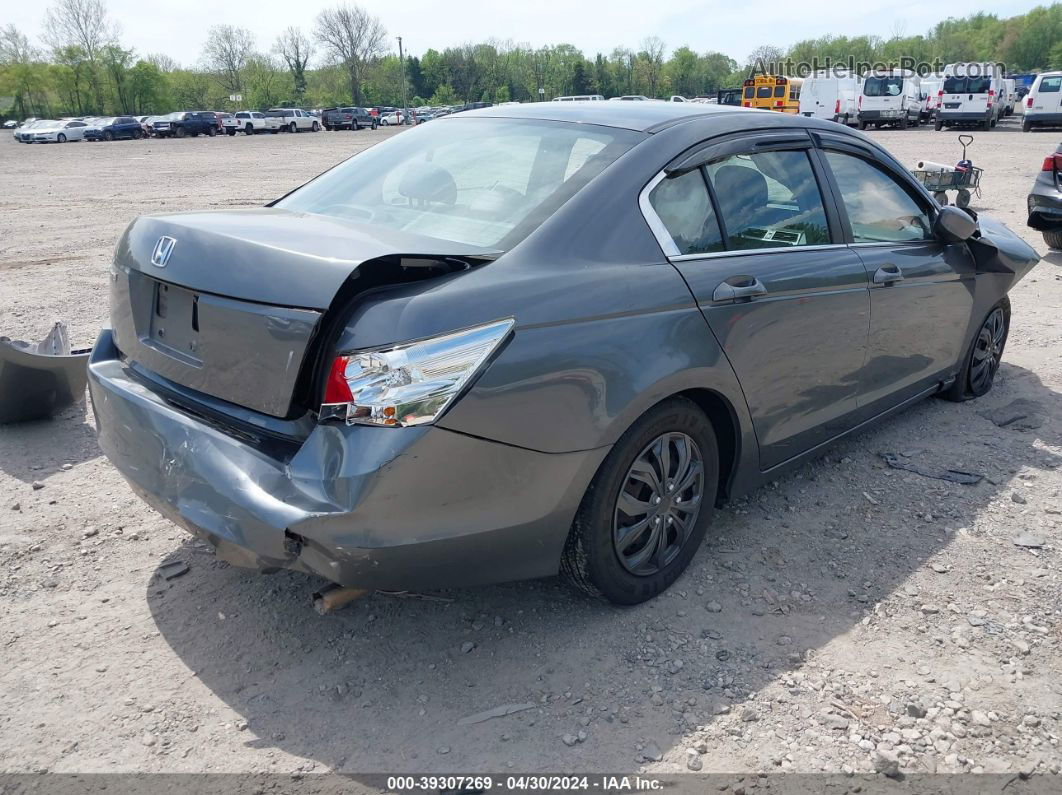 2009 Honda Accord 2.4 Lx Gray vin: 1HGCP26309A198531