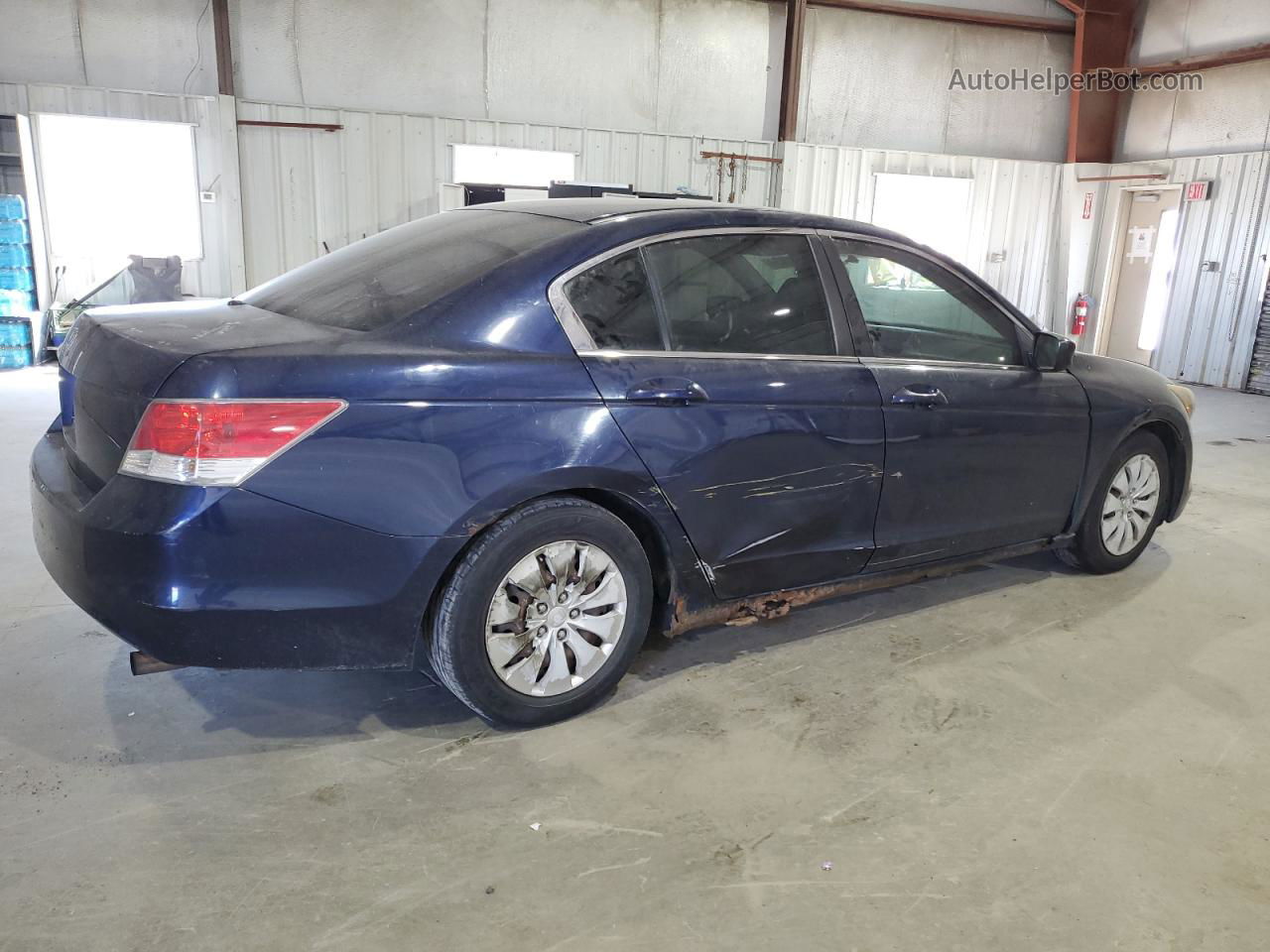 2009 Honda Accord Lx Blue vin: 1HGCP26309A200570