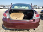 2008 Honda Accord Lx Maroon vin: 1HGCP26318A083810