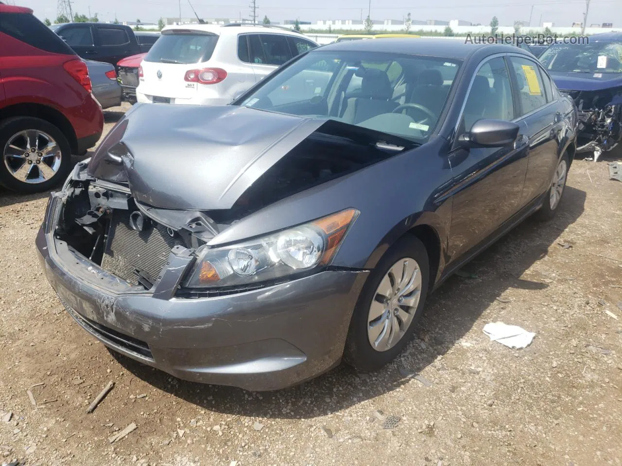 2009 Honda Accord Lx Gray vin: 1HGCP26319A005156