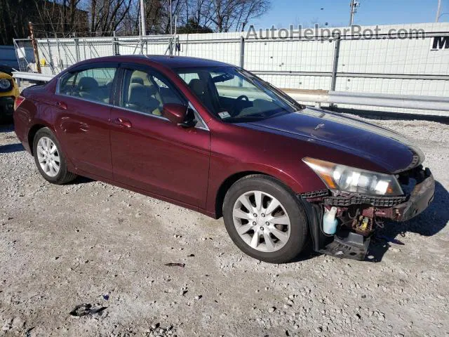 2009 Honda Accord Lx Burgundy vin: 1HGCP26319A197503