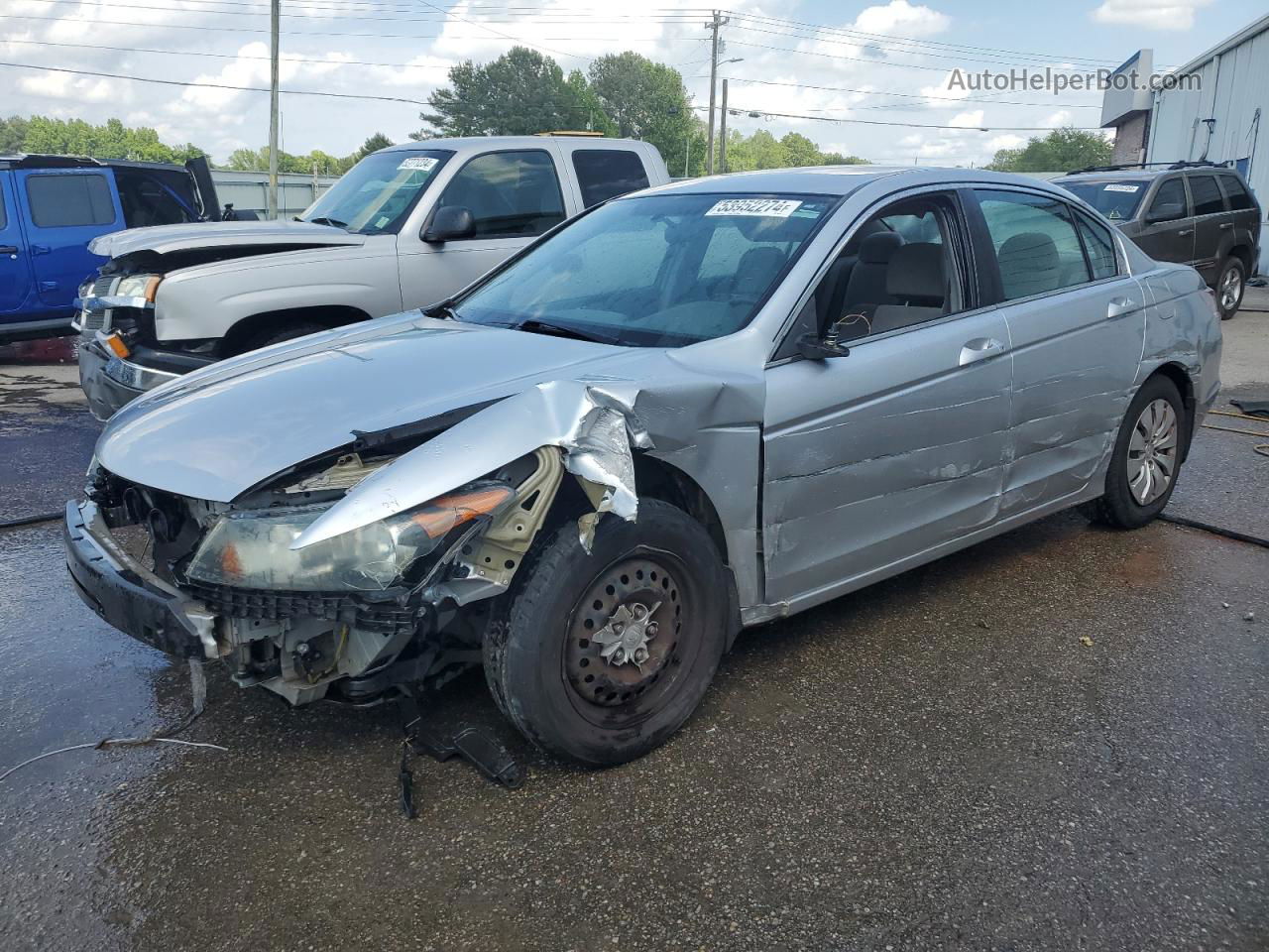 2008 Honda Accord Lx Серебряный vin: 1HGCP26328A022921