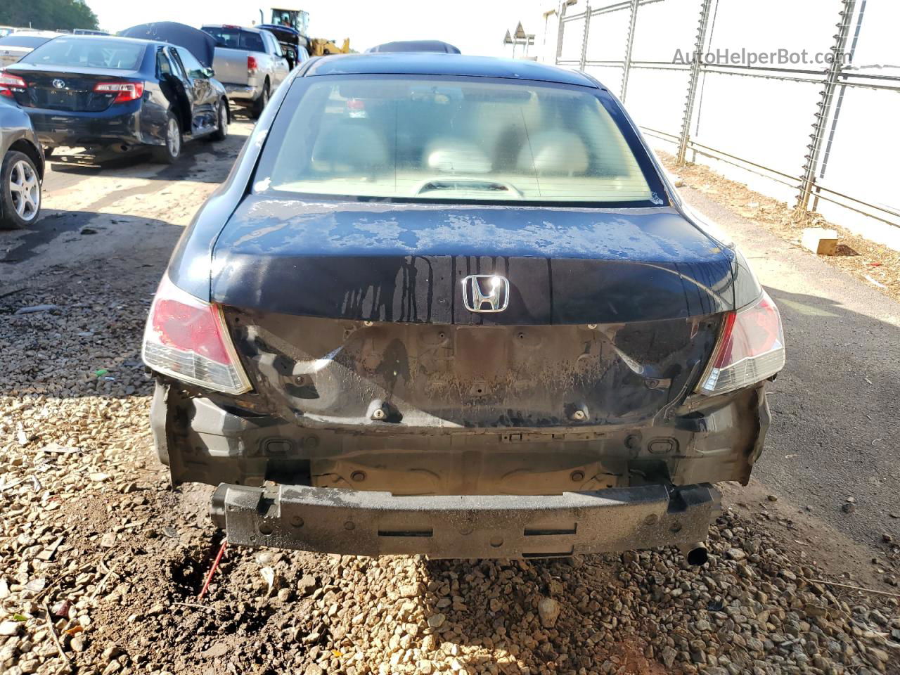 2008 Honda Accord Lx Black vin: 1HGCP26328A028055