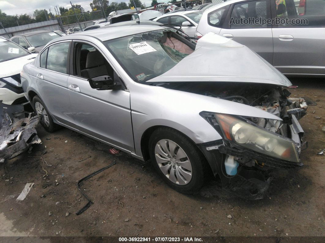 2008 Honda Accord Sdn Lx Silver vin: 1HGCP26328A077918