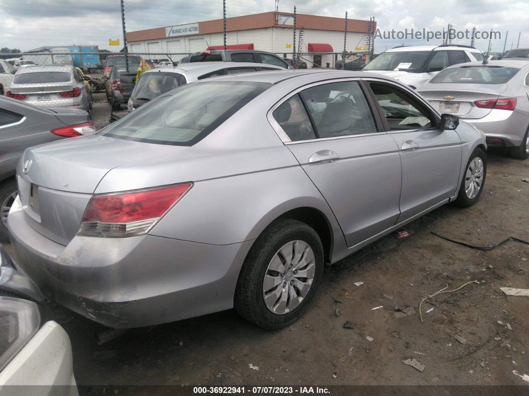 2008 Honda Accord Sdn Lx Silver vin: 1HGCP26328A077918