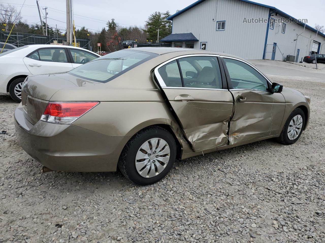 2009 Honda Accord Lx Cream vin: 1HGCP26329A064670