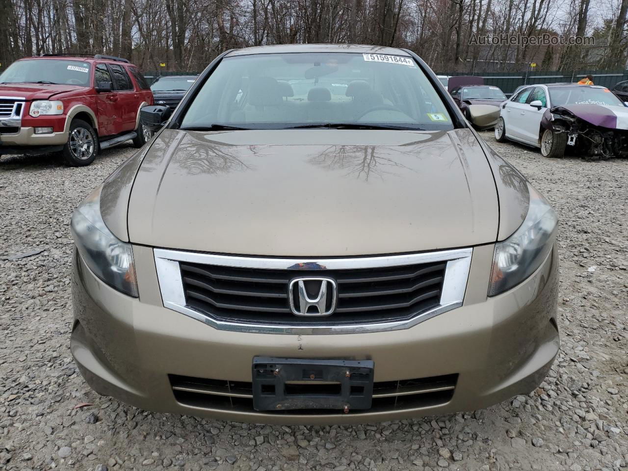 2009 Honda Accord Lx Cream vin: 1HGCP26329A064670