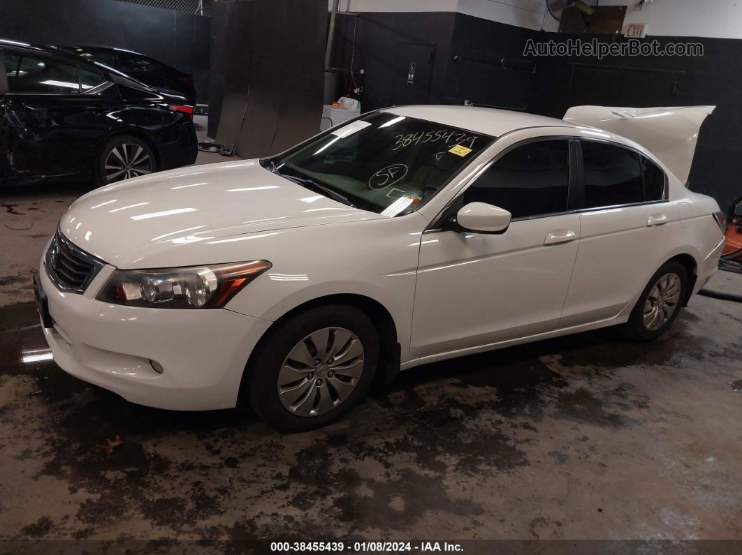 2009 Honda Accord 2.4 Lx White vin: 1HGCP26329A167992