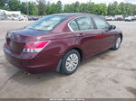 2008 Honda Accord 2.4 Lx Maroon vin: 1HGCP26338A063509