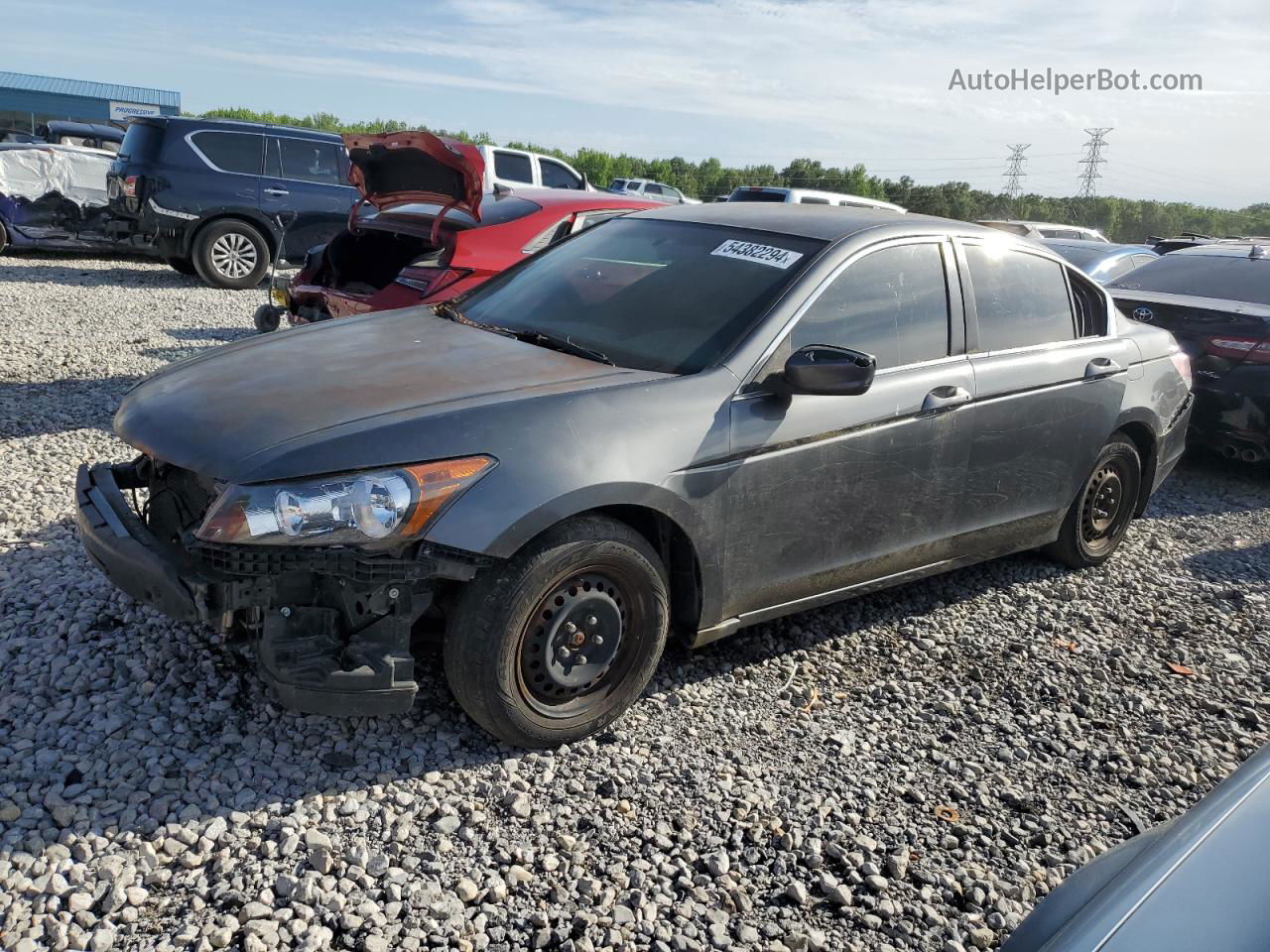 2009 Honda Accord Lx Gray vin: 1HGCP26339A005109