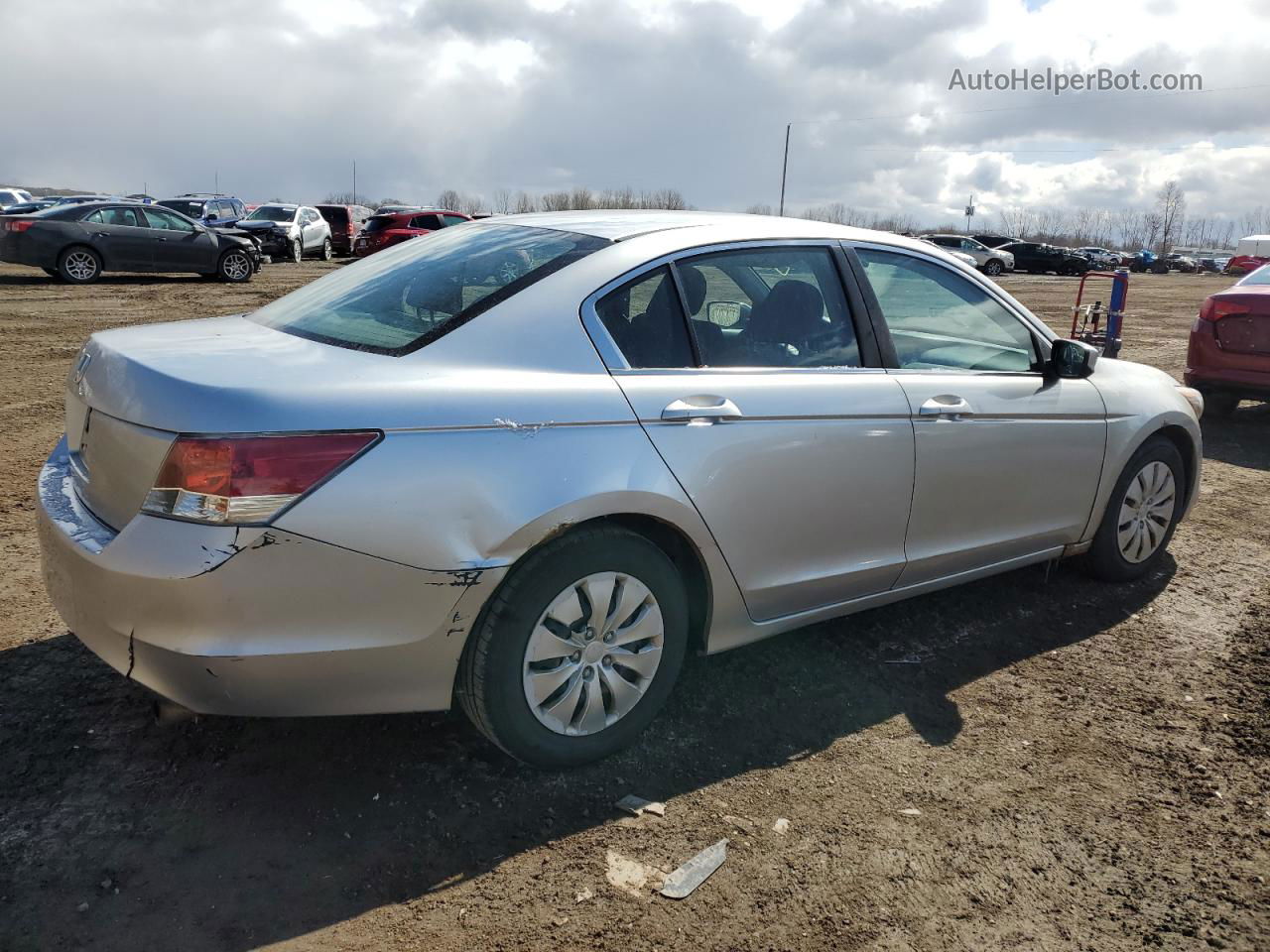 2008 Honda Accord Lx Silver vin: 1HGCP26348A037999