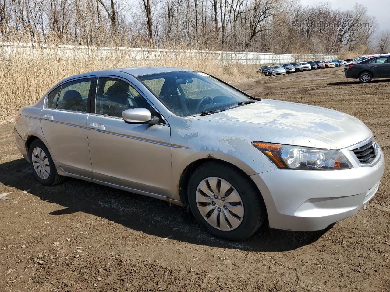 2008 Honda Accord Lx Silver vin: 1HGCP26348A037999