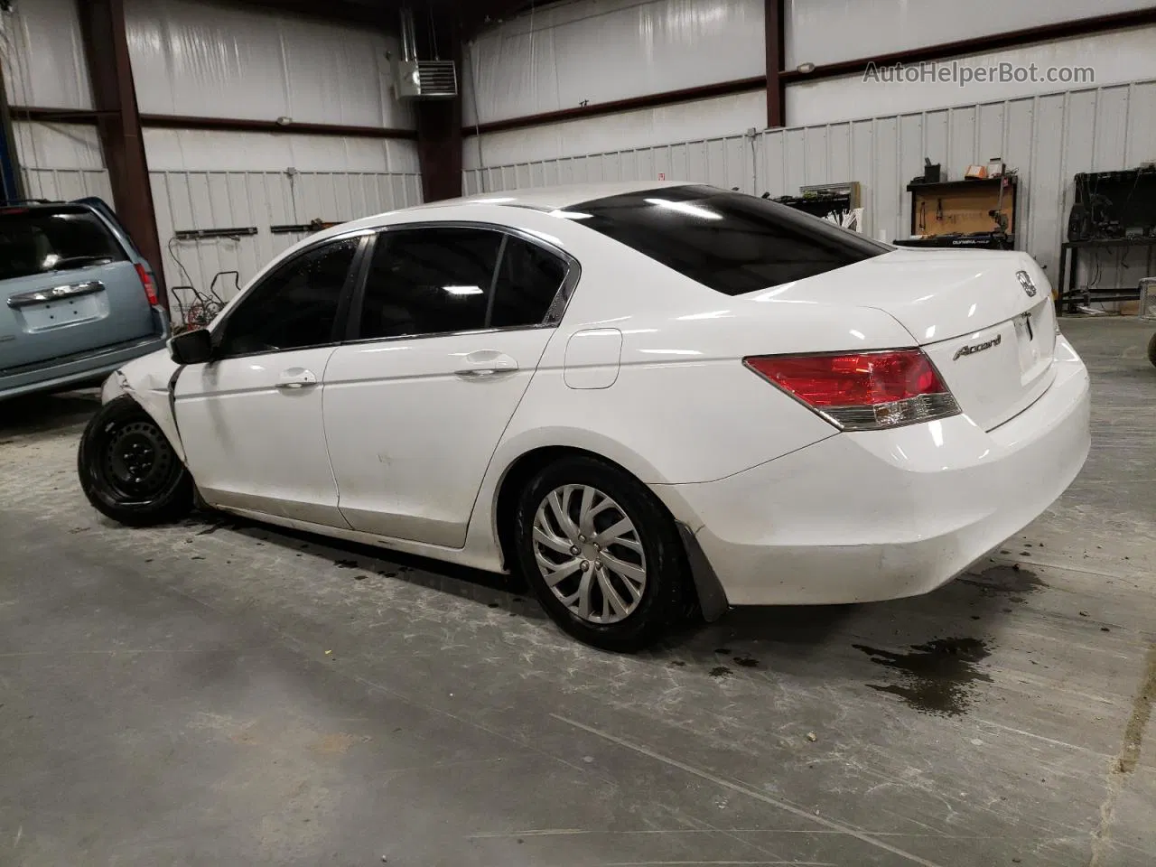 2008 Honda Accord Lx White vin: 1HGCP26348A093036