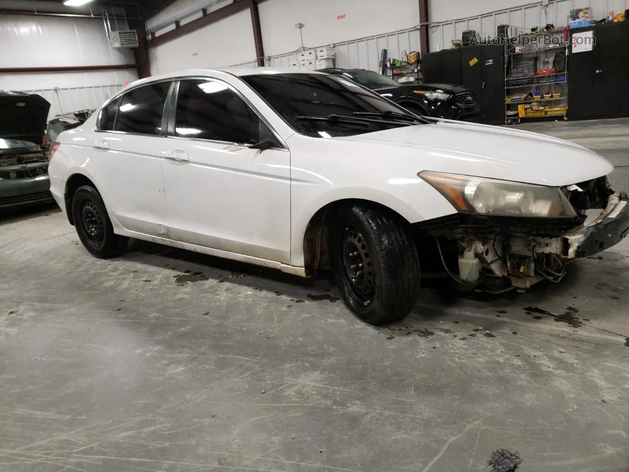 2008 Honda Accord Lx White vin: 1HGCP26348A093036