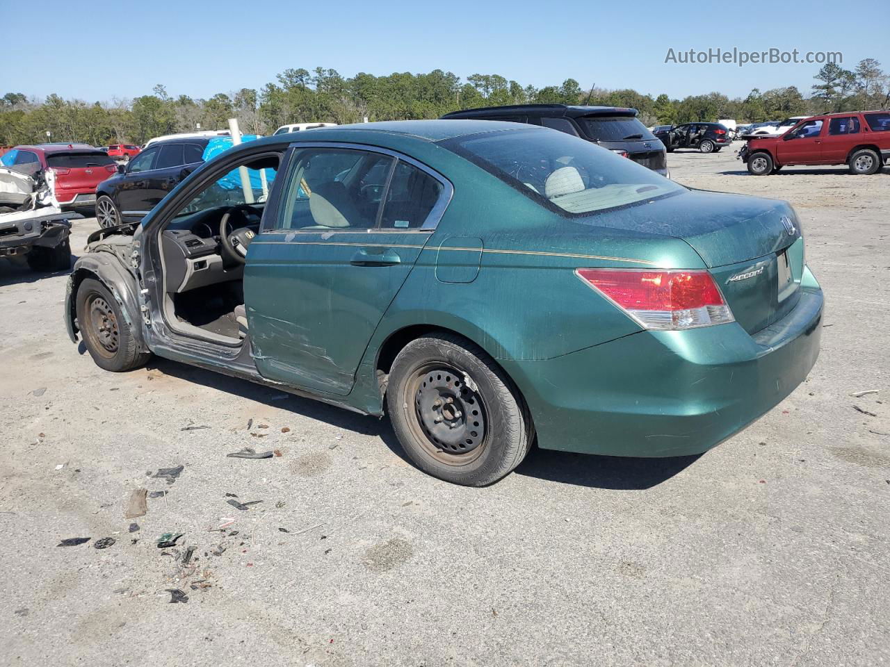 2008 Honda Accord Lx Green vin: 1HGCP26348A142431