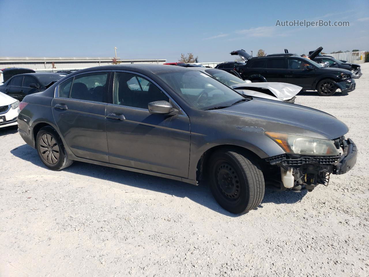 2009 Honda Accord Lx Gray vin: 1HGCP26349A002378