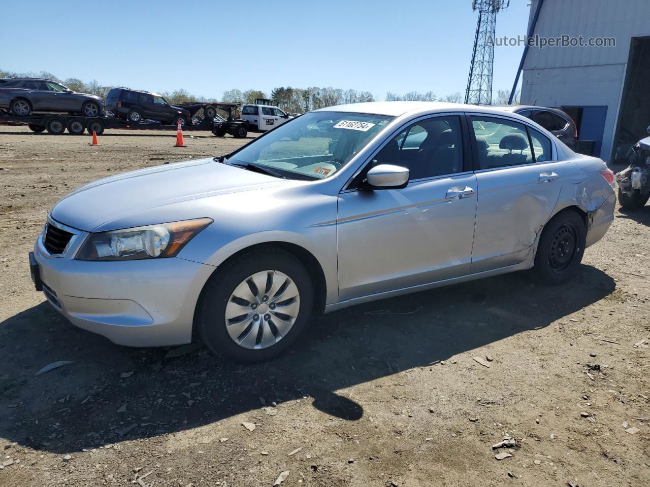 2009 Honda Accord Lx Silver vin: 1HGCP26349A057994