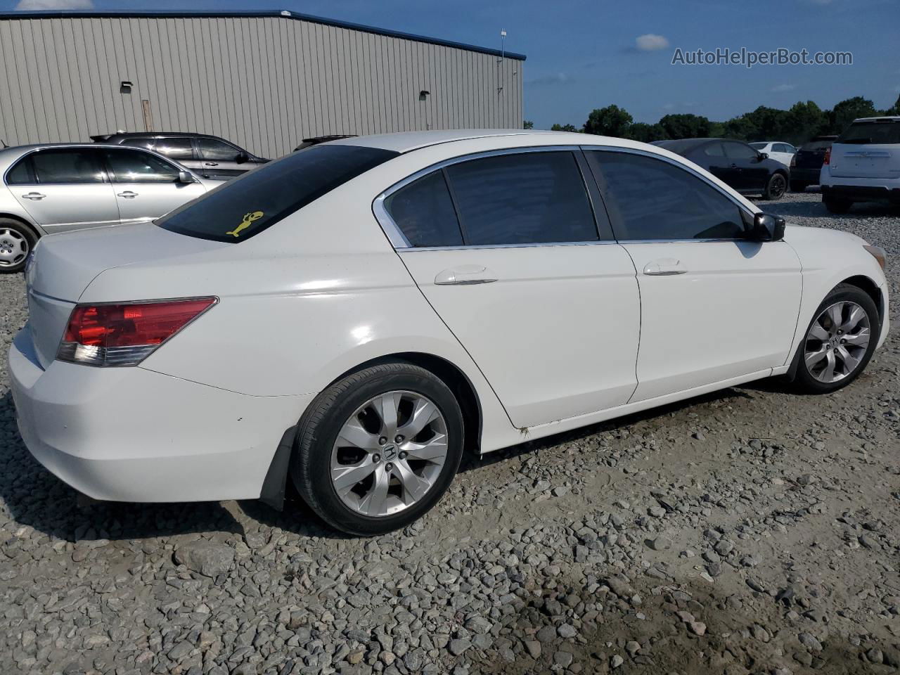 2009 Honda Accord Lx White vin: 1HGCP26349A182803