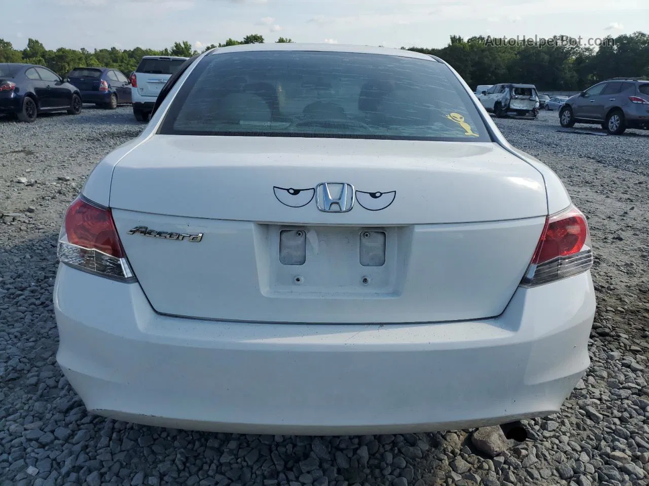 2009 Honda Accord Lx White vin: 1HGCP26349A182803