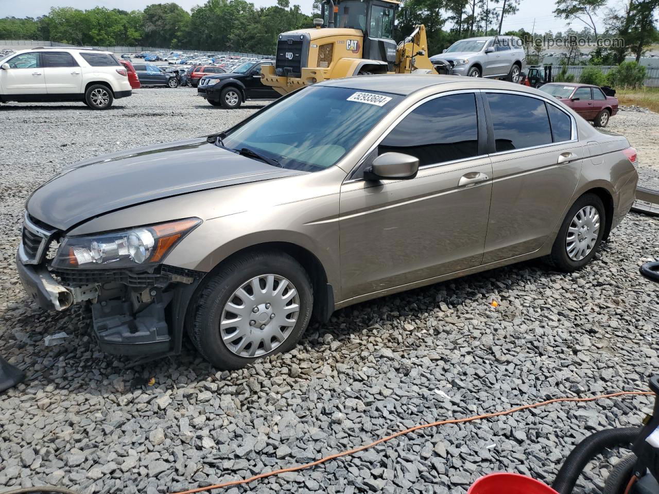 2009 Honda Accord Lx Tan vin: 1HGCP26349A184230