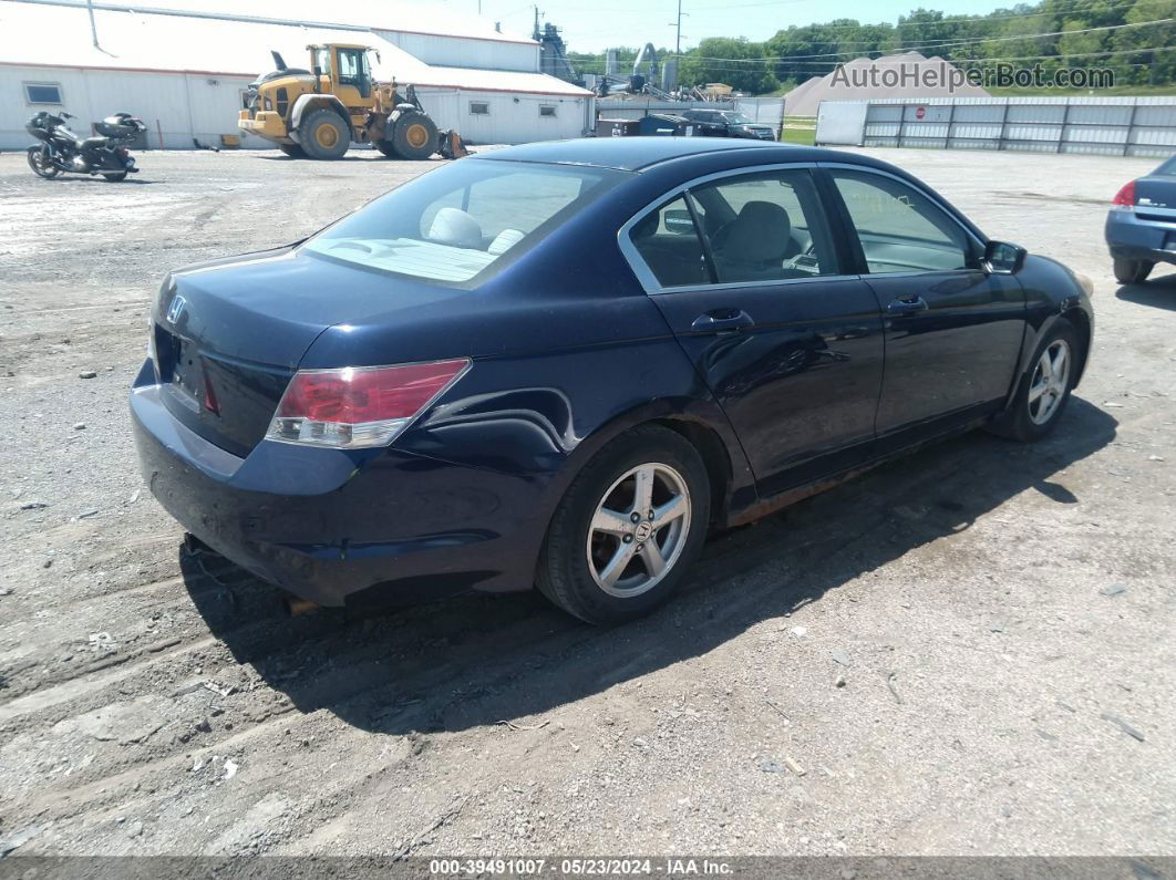 2008 Honda Accord 2.4 Lx Blue vin: 1HGCP26358A015607